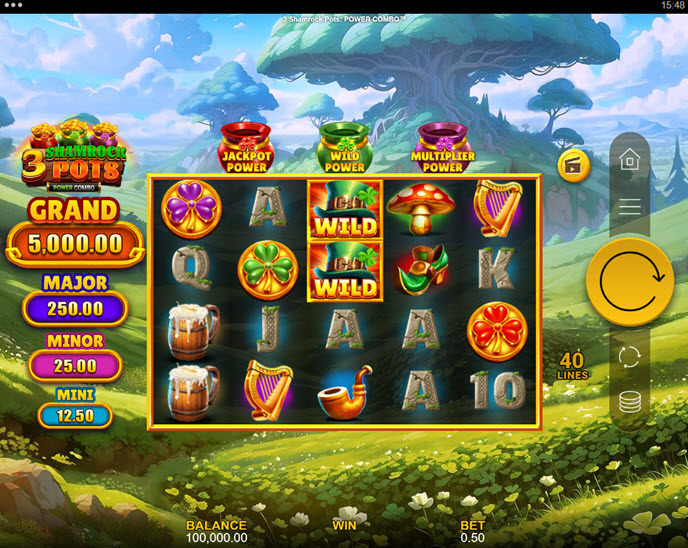 3 Shamrock Pots: Power Combo