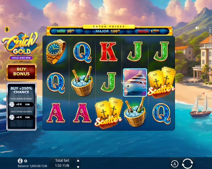 Catch The Gold Hold And Win