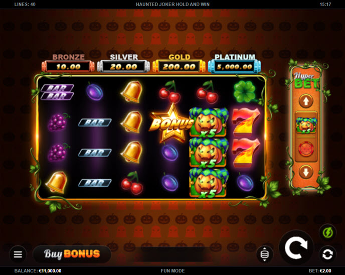 Haunted Joker Hold and Win