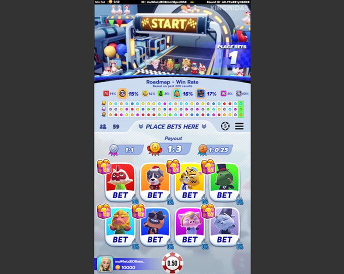 KM Virtual Animal Race