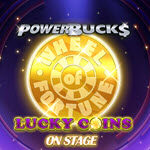 PowerBucks Wheel of Fortune Lucky Coins On Stage