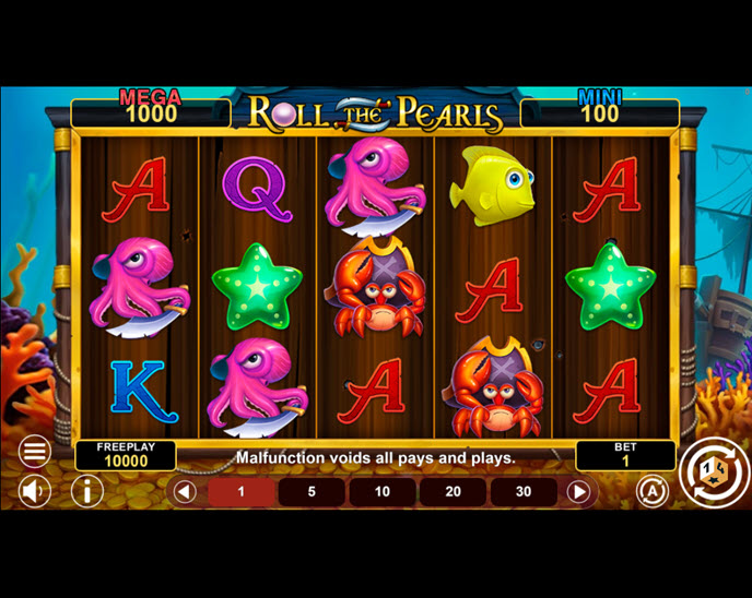 Roll The Pearls Hold & Win