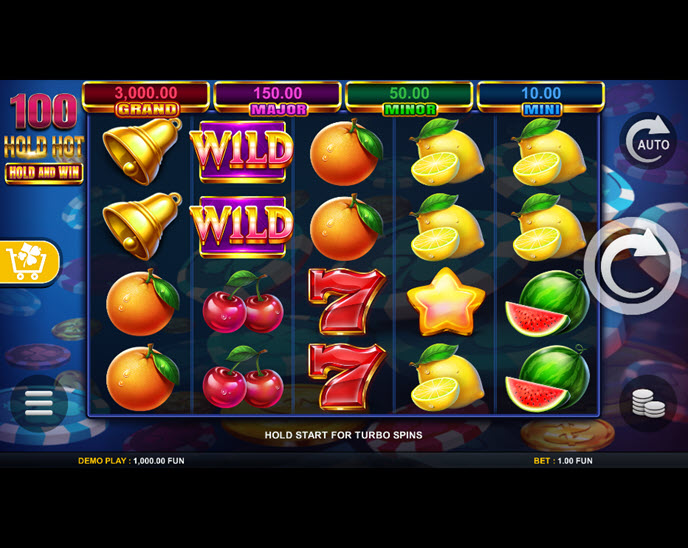 100 Hold Hot Hold and Win