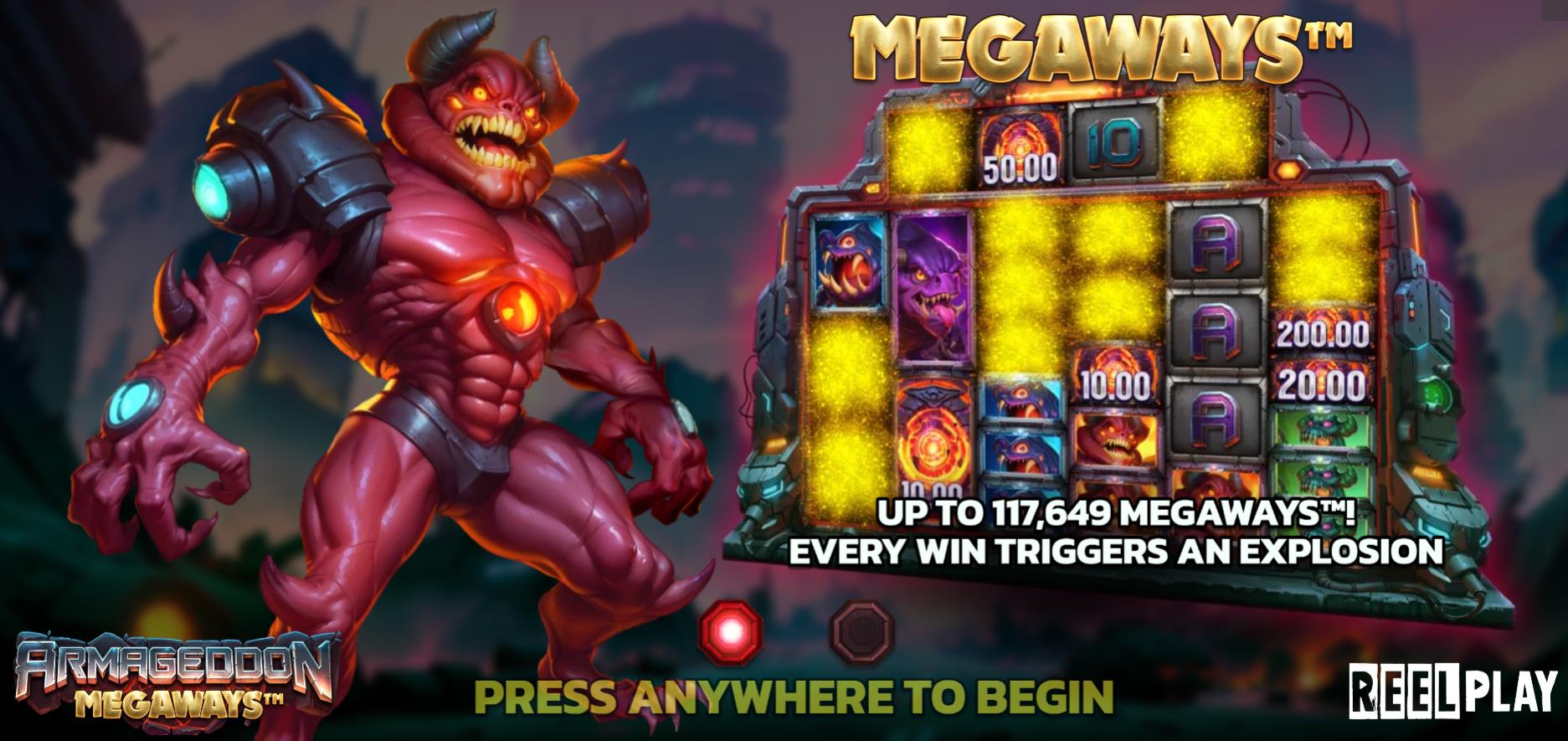 Новы слот Armageddon Megaways