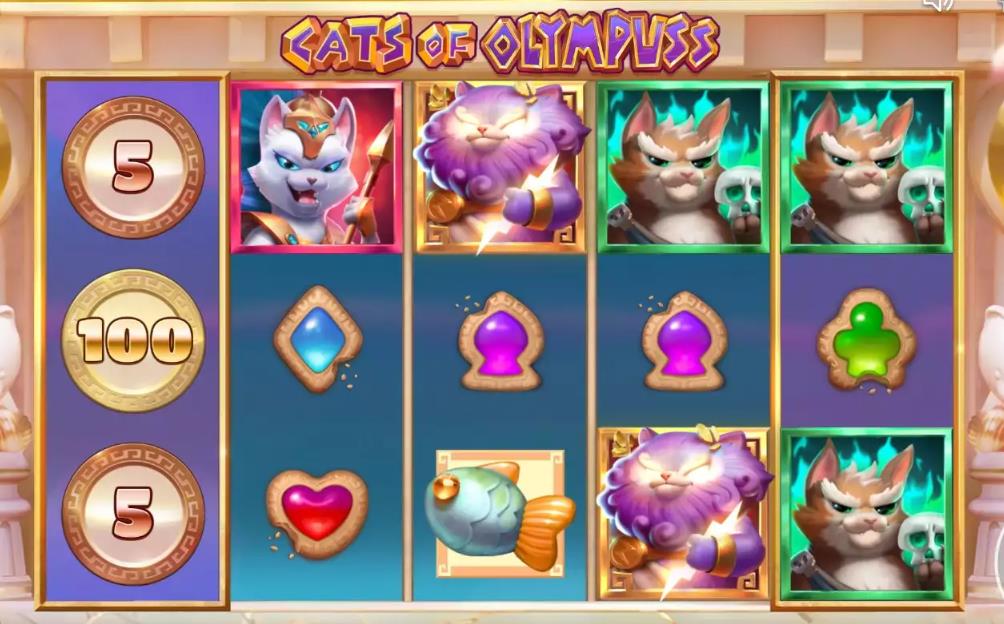 Новы слот Cats of Olympuss
