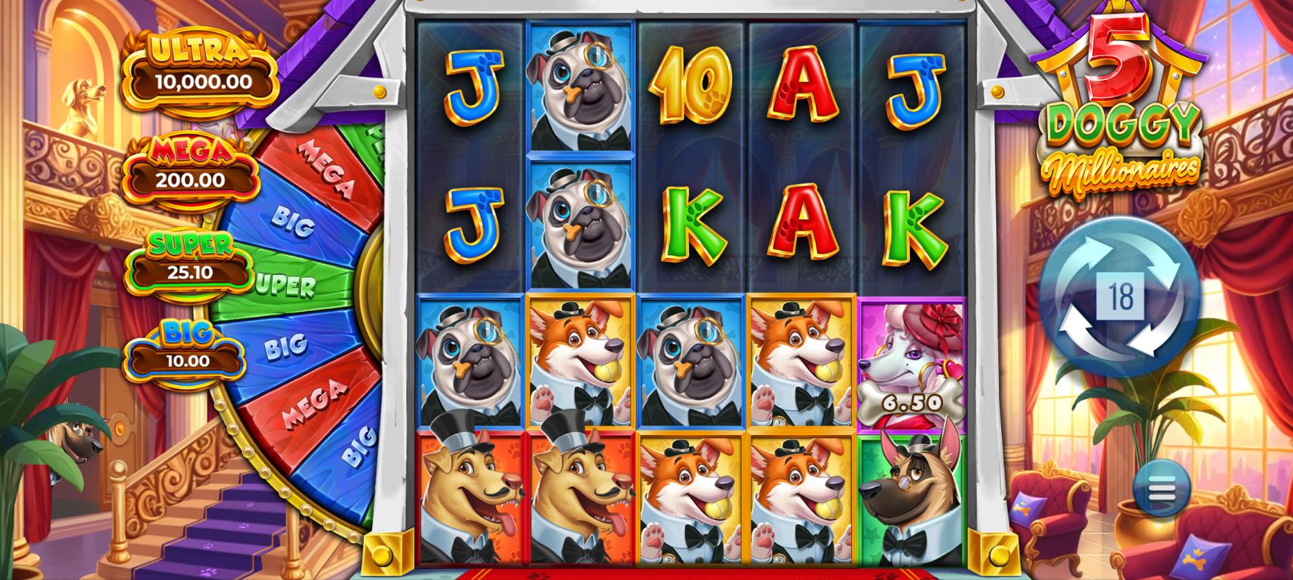 Новы слот 5 Doggy Millionaires Dream Drop