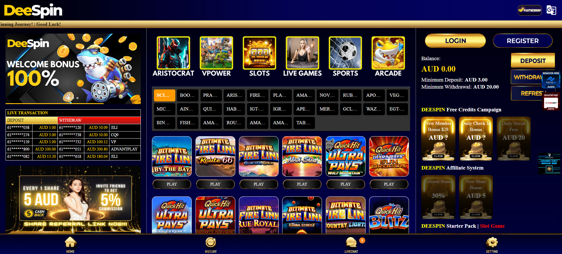 DeeSpin Casino