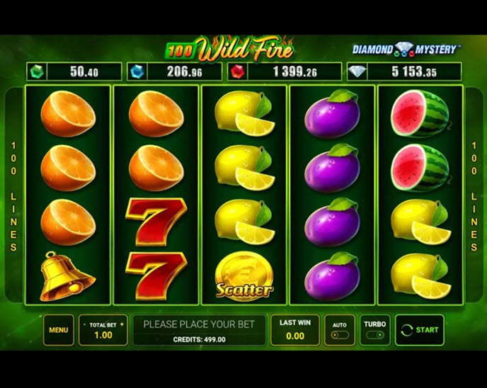 Diamond Mystery 100 Wild Fire