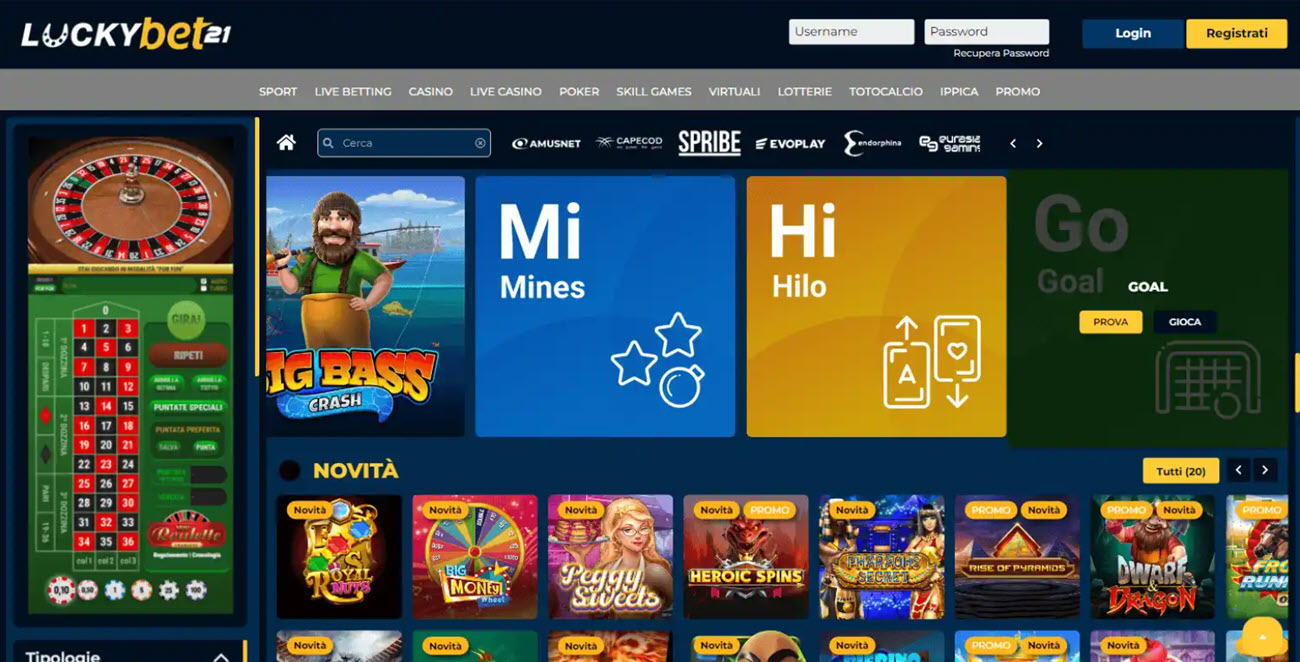Luckybet21 Casino