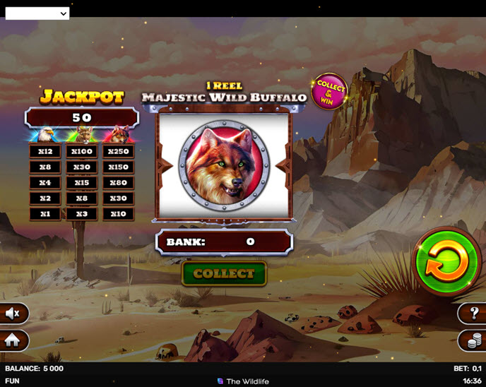 1 Reel Majestic Wild Buffalo