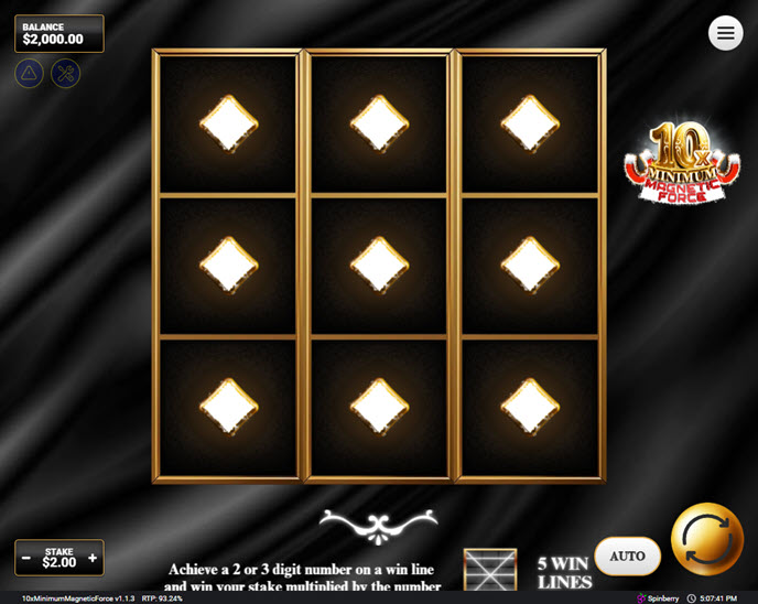 10x Minimum Magnetic Force