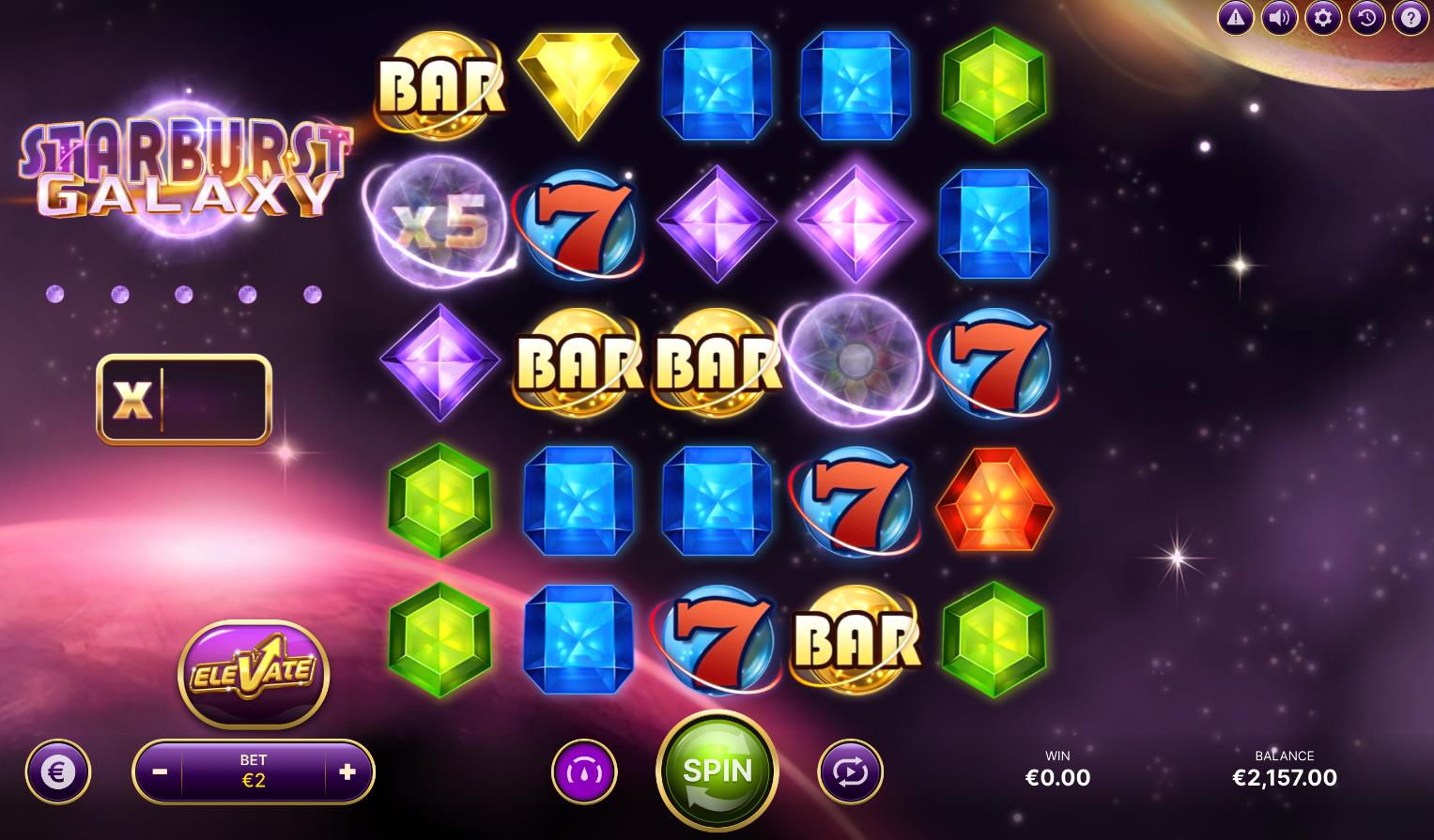 Новы слот Starburst Galaxy