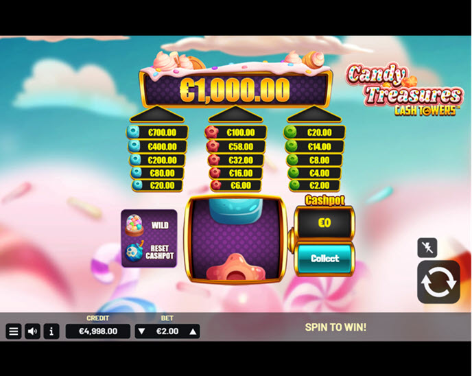 Candy Treasures Cash Towers