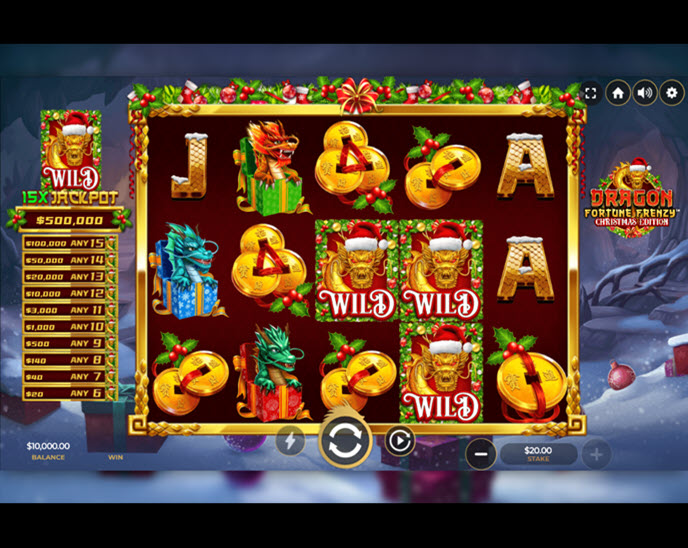 Dragon Fortune Frenzy Christmas Edition