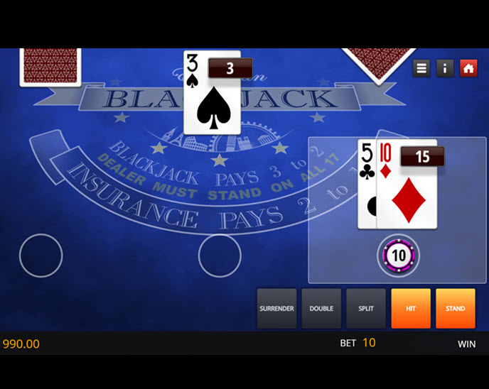 European Blackjack Elite Edition