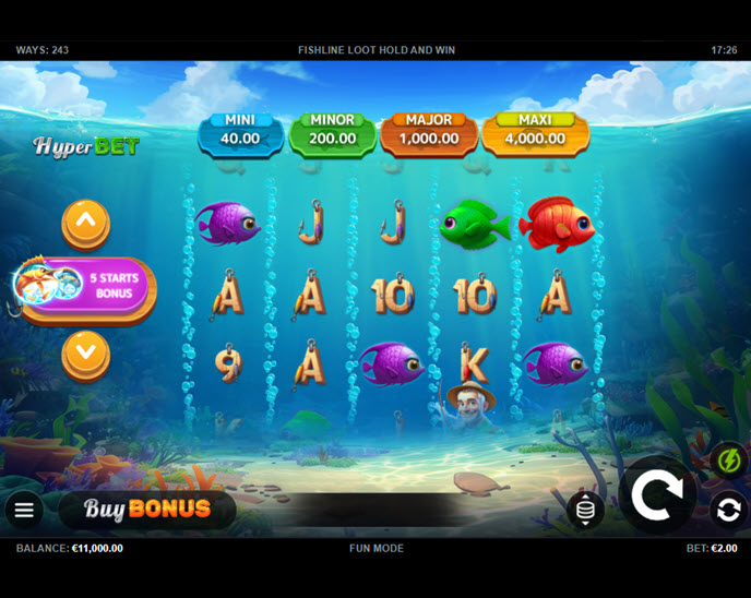 Fishline Loot Hold and Win