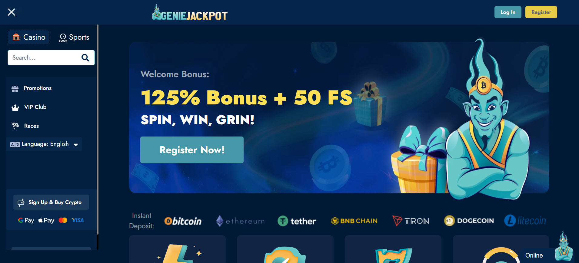 Genie Jackpot Casino