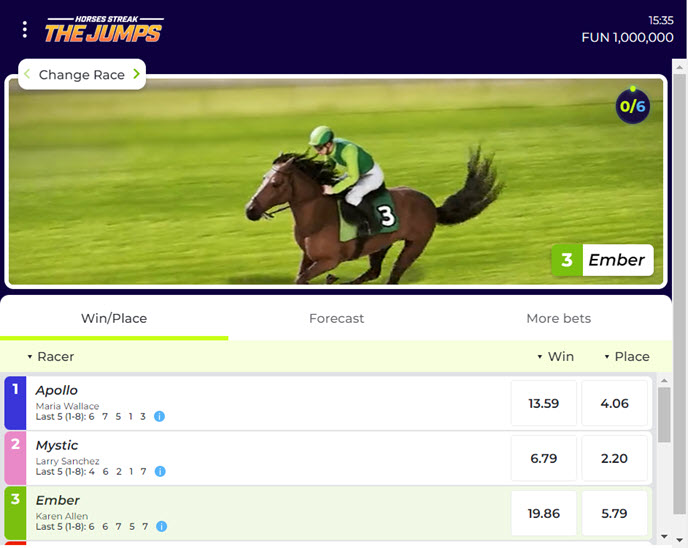 Horses Streak - The Jumps