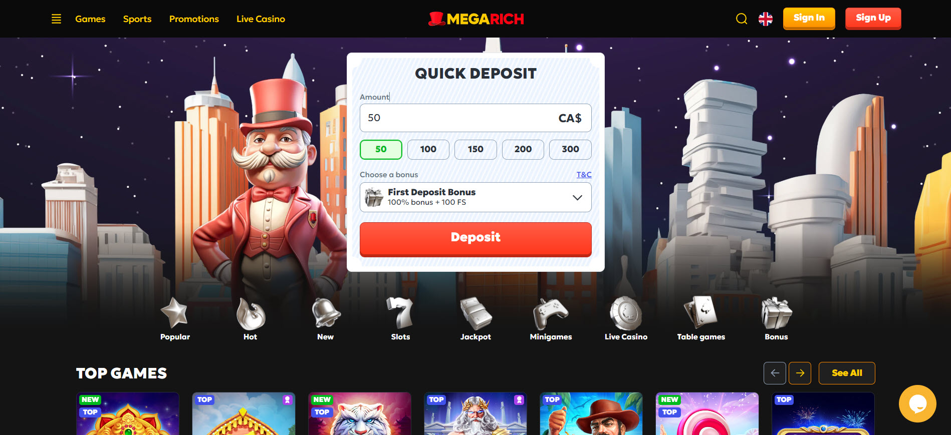 Megarich Casino