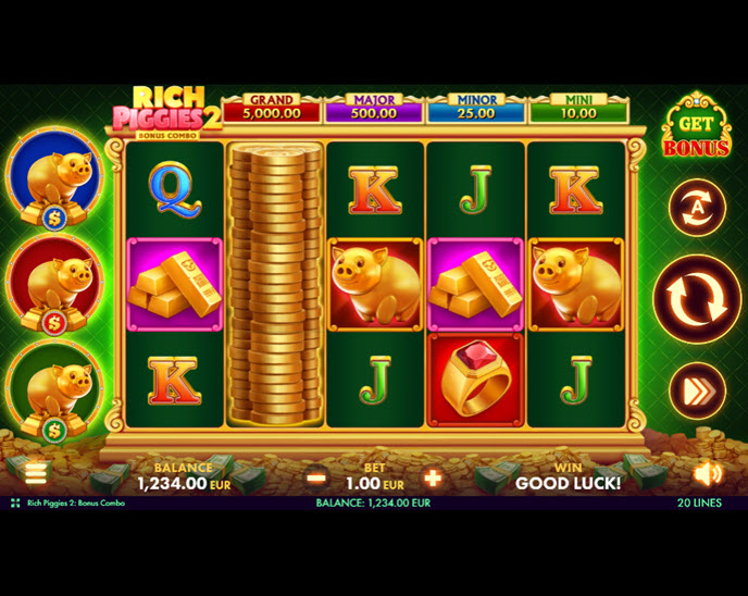 Rich Piggies 2: Bonus Combo