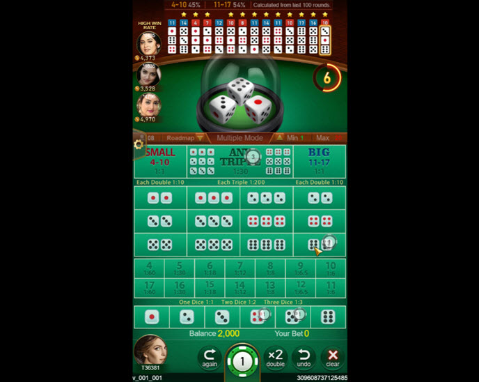 Sic Bo (TaDa Gaming)