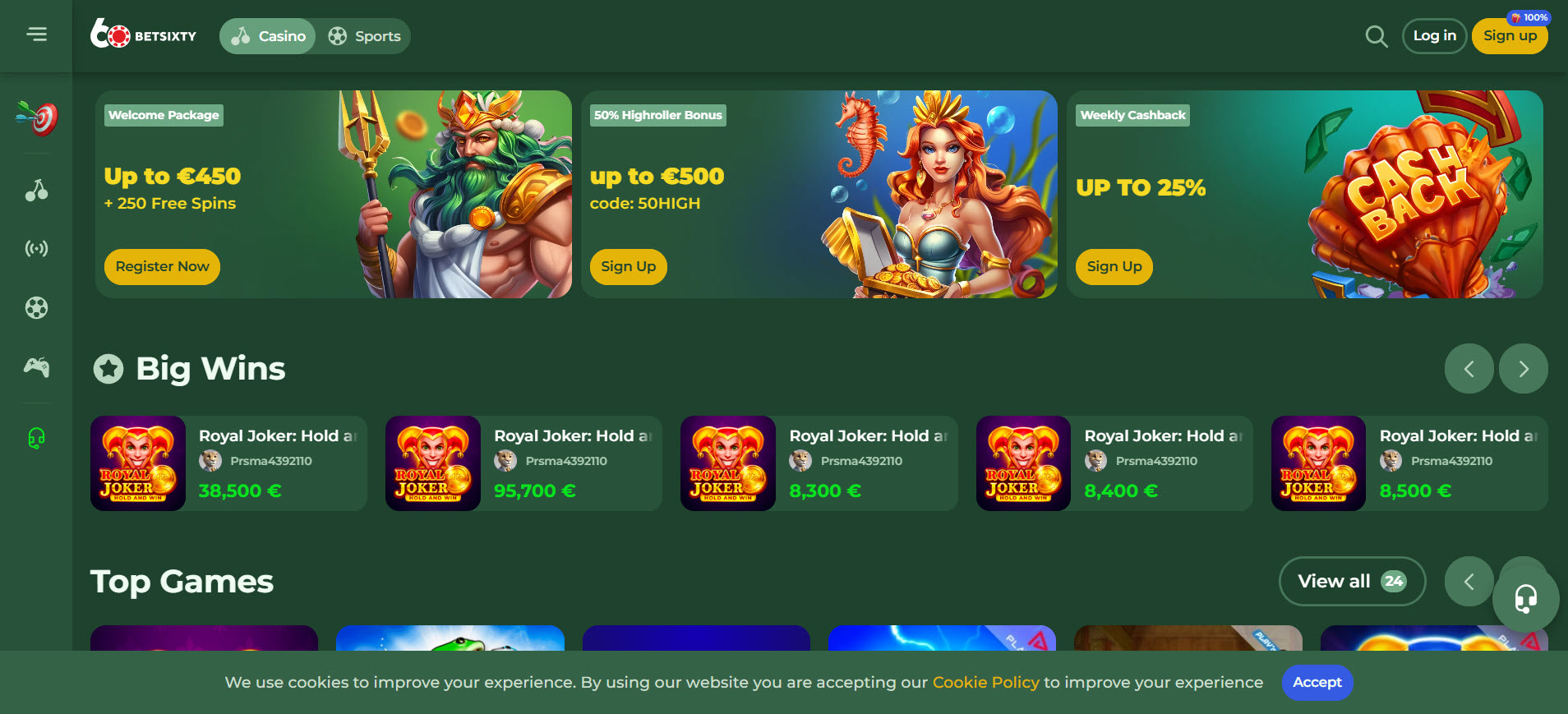 Betsixty Casino