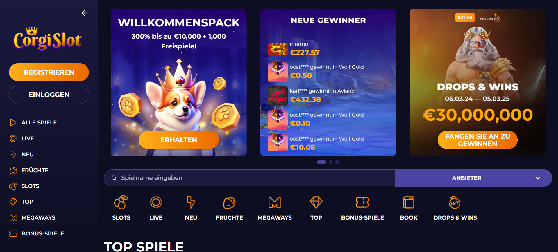 CorgiSlot Casino
