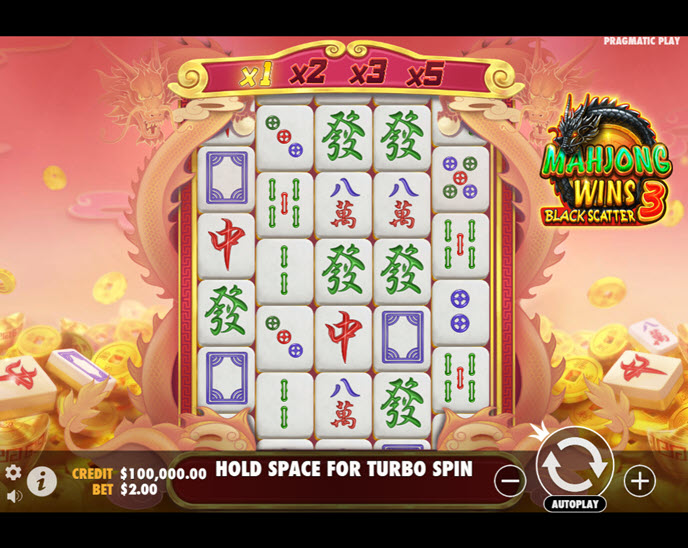 Mahjong Wins 3 — Black Scatter