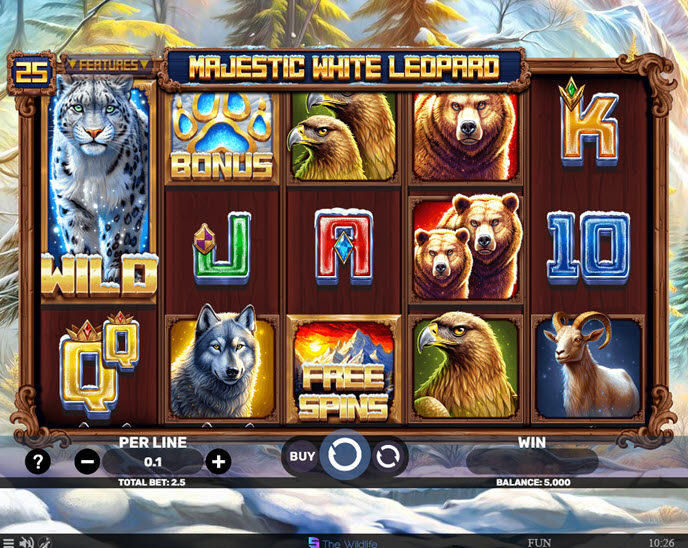 Majestic White Leopard