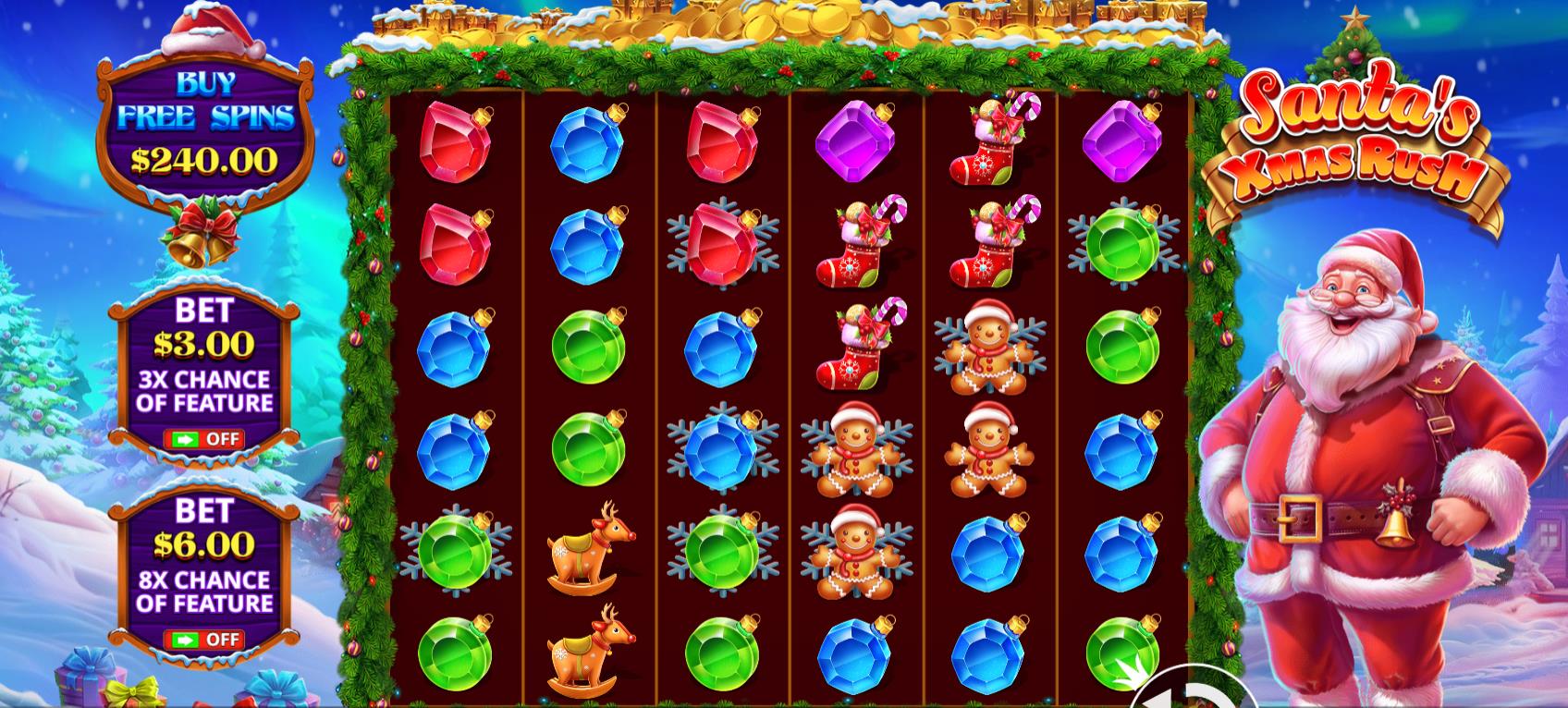 Новы слот Santa’s Xmas Rush