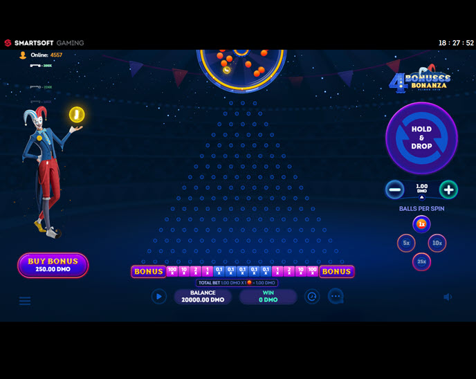 4 Bonuses Bonanza - Plinko