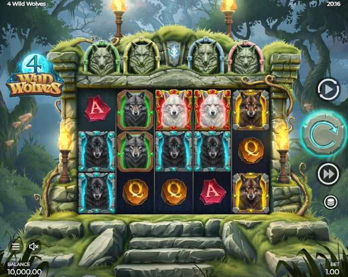 4 Wild Wolves