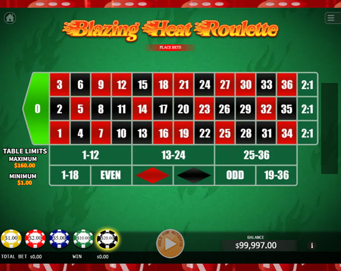 Blazing Heat Roulette