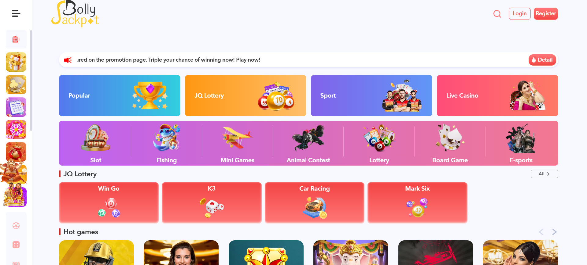 Bolly Jackpot Casino