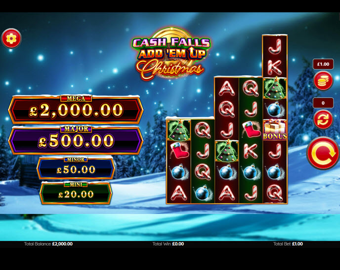 Cash Falls: Add 'Em Up Christmas