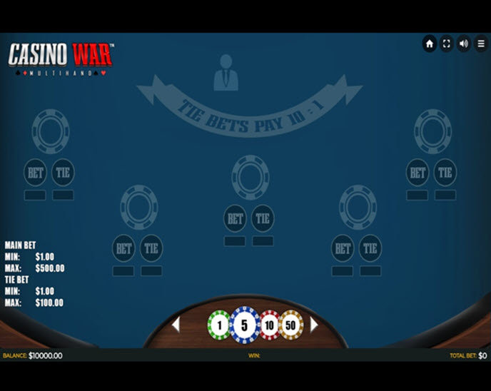 Casino War Multihand