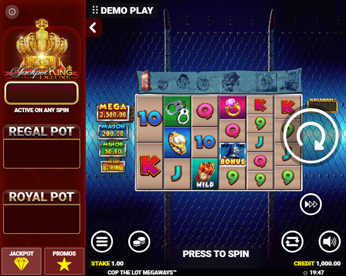 Cop The Lot Megaways