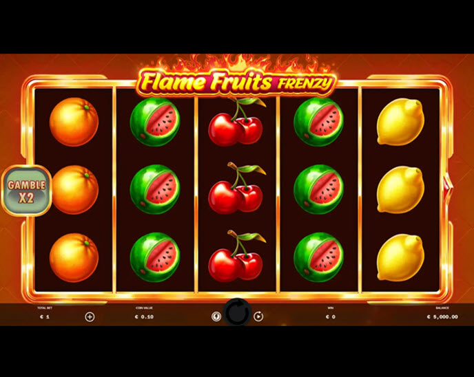 Flame Fruits Frenzy