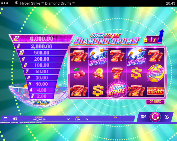 Hyper Strike Diamond Drums