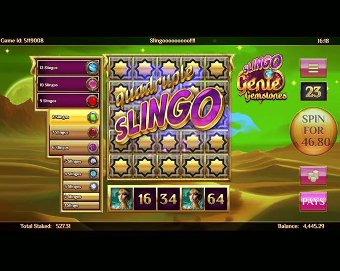 Slingo Genie Gemstones