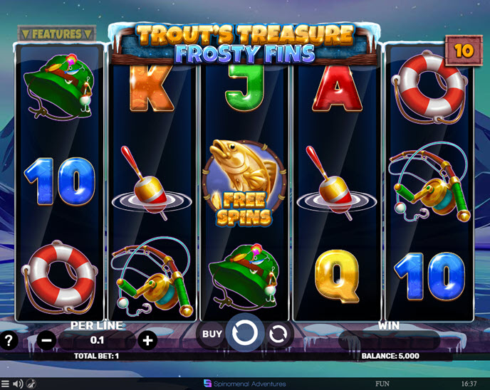 Trout's Treasure - Frosty Fins