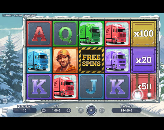 Europe Transit Snowdrift