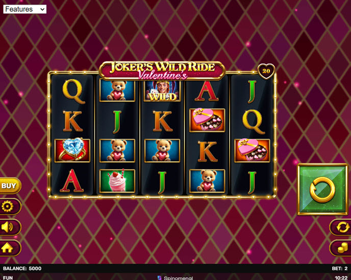 Joker's Wild Ride Valentine's