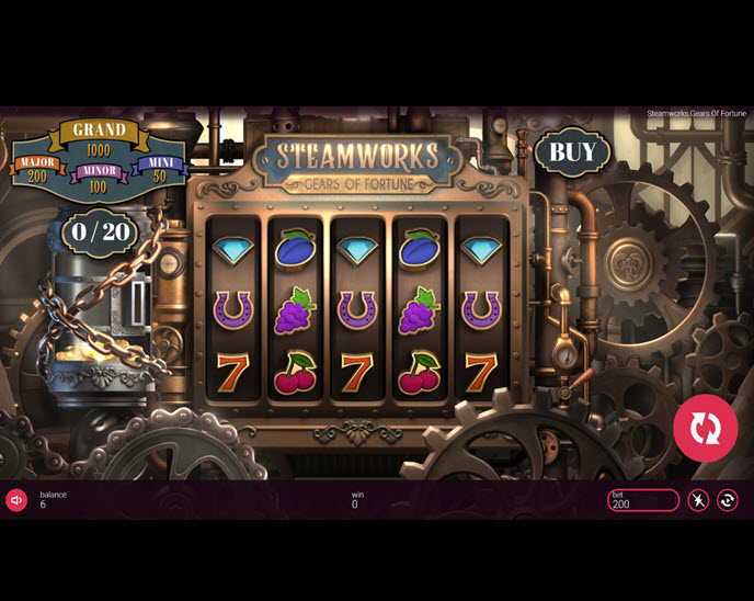 Steamworks Gears of Fortune