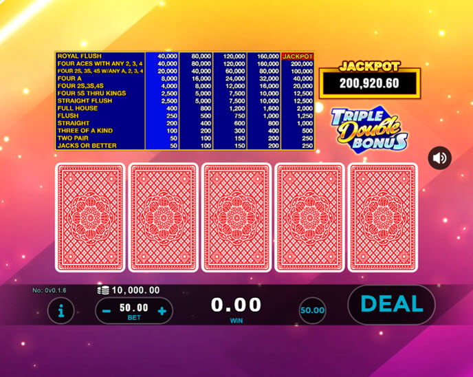 Triple Double Bonus (GMW)