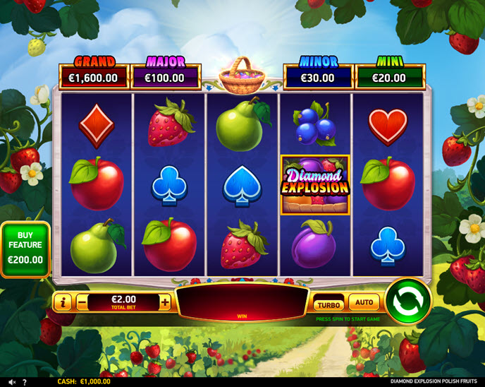 Diamond Explosion Polish Fruits