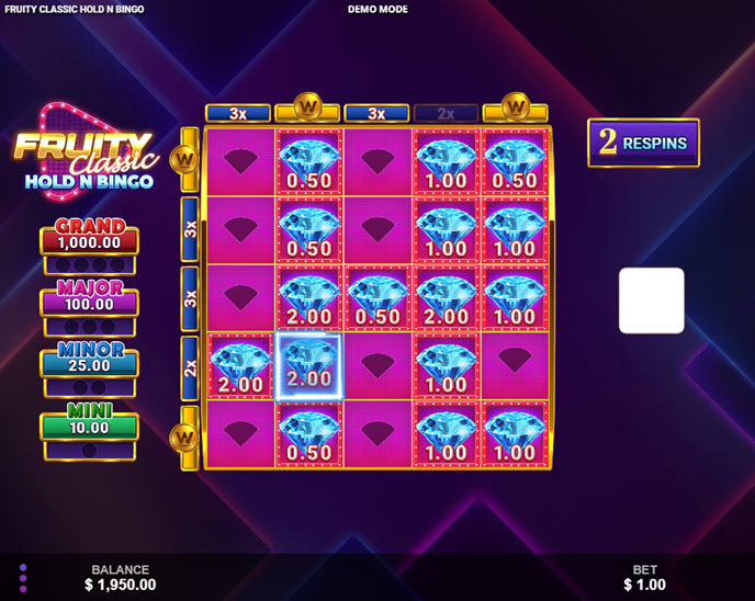 Fruity Classic Hold N Bingo
