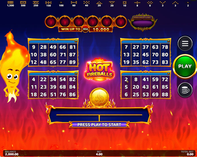 Hot Fireballs Link&Win