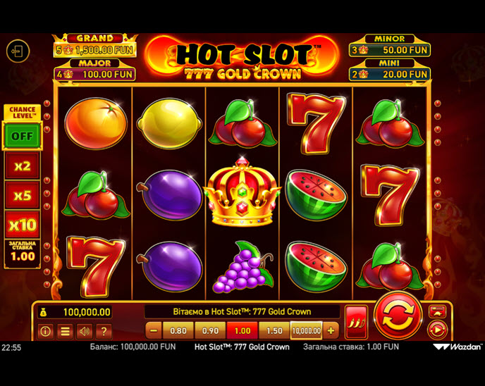 Hot Slot 777 Gold Crown