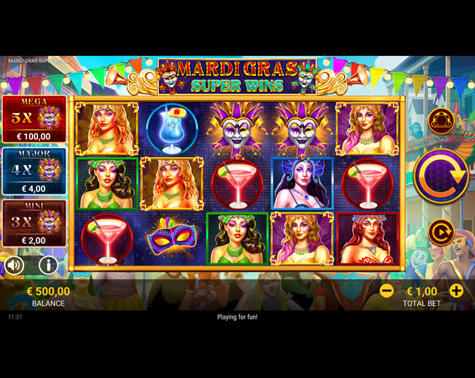 Mardi Gras Super Wins